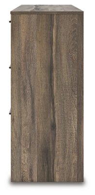 Elbrim Dresser - Dark Brown Dresser modern furniture Contempo Furniture