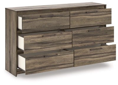 Elbrim Dresser - Dark Brown Dresser modern furniture Contempo Furniture