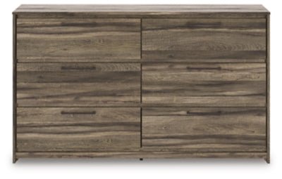 Elbrim Dresser - Dark Brown Dresser modern furniture Contempo Furniture
