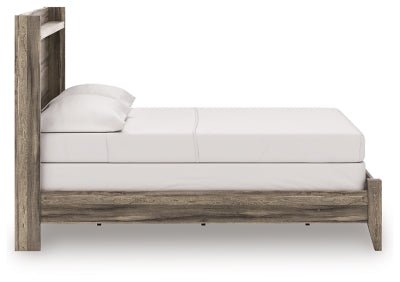 Elbrim Full Panel Bed - Dark Brown Panel Bed modern furniture Contempo Furniture