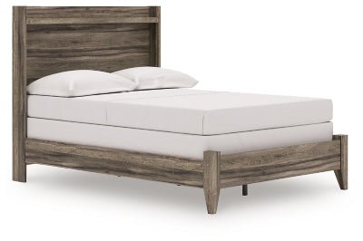 Elbrim Full Panel Bed - Dark Brown | Ashley Furniture