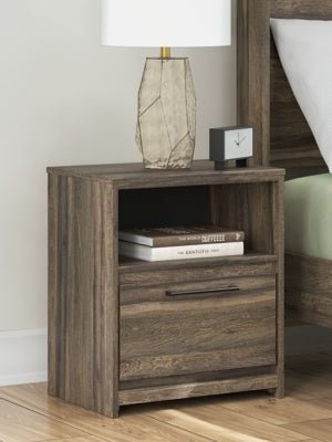 Elbrim Nightstand - Dark Brown | Ashley Furniture