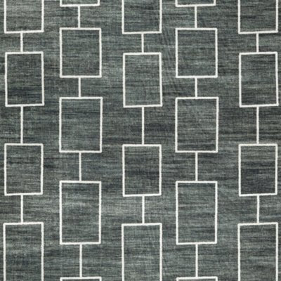 Elderland Washable 5' x 7' Area Rug - Black Washable Rug modern furniture Contempo Furniture