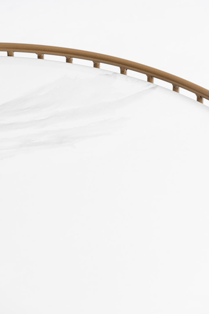 Eleanor - Modern Round Marble Coffee Table