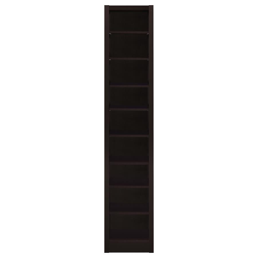 Eliam - 8 - Shelf Bookcase - Cappuccino Standard Bookcase modern furniture Contempo Furniture
