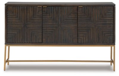 Elinmore Accent Cabinet - Dark Brown Accent Cabinet modern furniture Contempo Furniture