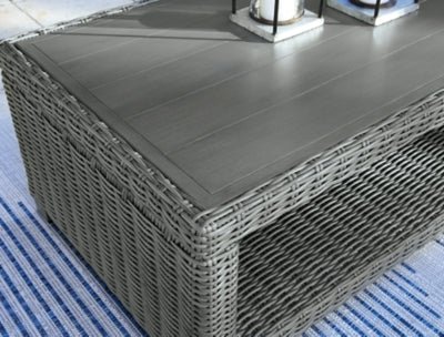 Elite Park Outdoor Coffee Table - Gray Coffee Table modern furniture Contempo Furniture