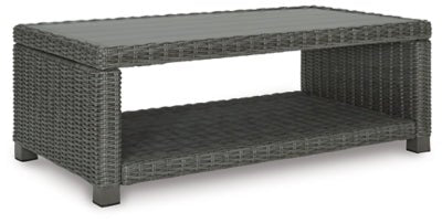 Elite Park Outdoor Coffee Table - Gray | Ashley Furniture