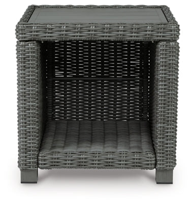 Elite Park Outdoor End Table - Gray End Table modern furniture Contempo Furniture