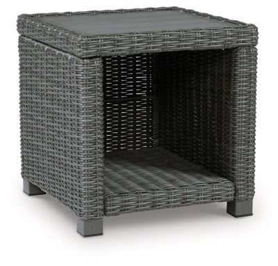 Elite Park Outdoor End Table - Gray End Table modern furniture Contempo Furniture