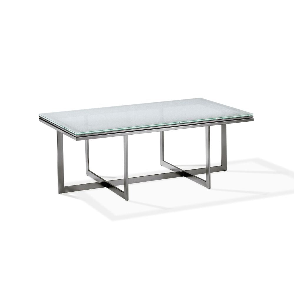 Eliza Coffee Table in Ultra White Coffee Table modern furniture Contempo Furniture