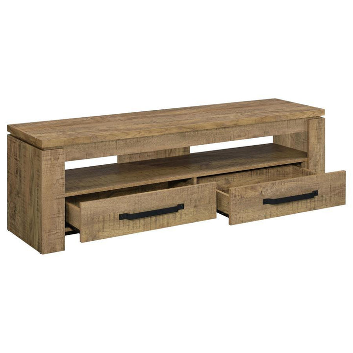 Elkton - 2 - Drawer Engineered Wood TV Stand - Mango TV Stand modern furniture Contempo Furniture