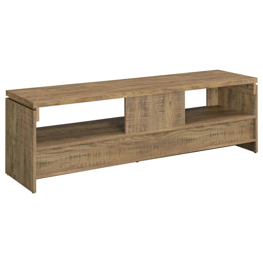 Elkton - 2 - Drawer Engineered Wood TV Stand - Mango TV Stand modern furniture Contempo Furniture