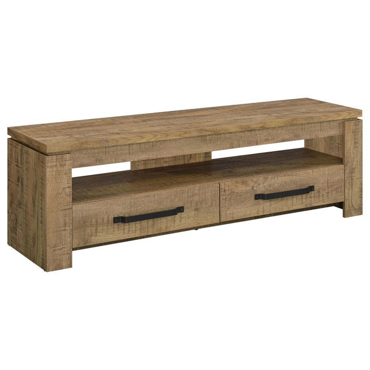 Elkton - 2 - Drawer Engineered Wood TV Stand - Mango TV Stand modern furniture Contempo Furniture