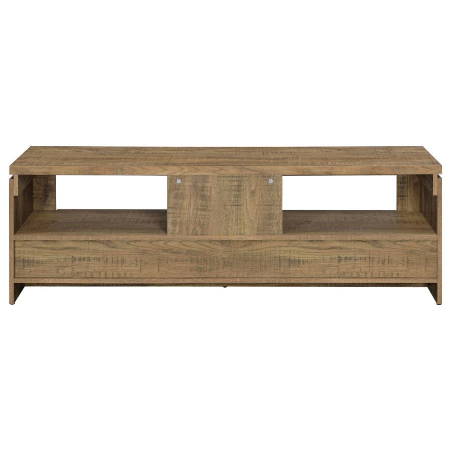 Elkton - 2 - Drawer Engineered Wood TV Stand - Mango TV Stand modern furniture Contempo Furniture