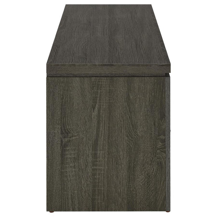 Elkton - 2 - Drawer Engineered Wood TV Stand - Weathered Gray TV Stand modern furniture Contempo Furniture