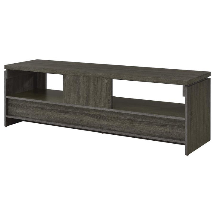 Elkton - 2 - Drawer Engineered Wood TV Stand - Weathered Gray TV Stand modern furniture Contempo Furniture