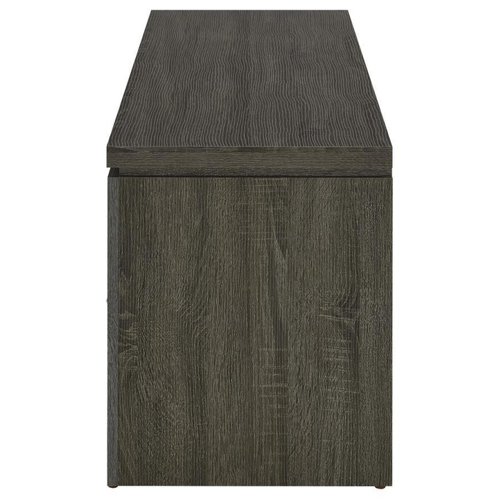 Elkton - 2 - Drawer Engineered Wood TV Stand - Weathered Gray TV Stand modern furniture Contempo Furniture