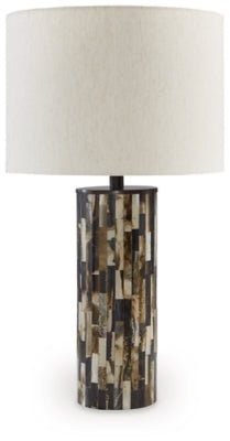Ellford Table Lamp - Dark Brown Table Lamp modern furniture Contempo Furniture