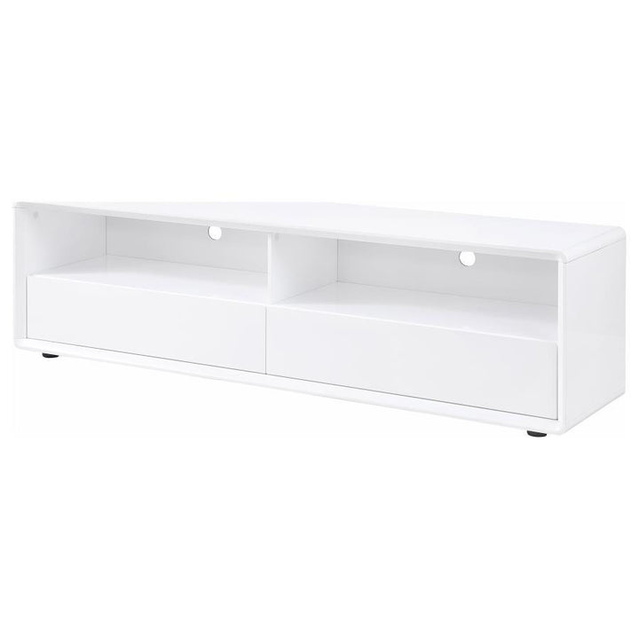 Ellice - TV Stand Media Console - White TV Stand modern furniture Contempo Furniture