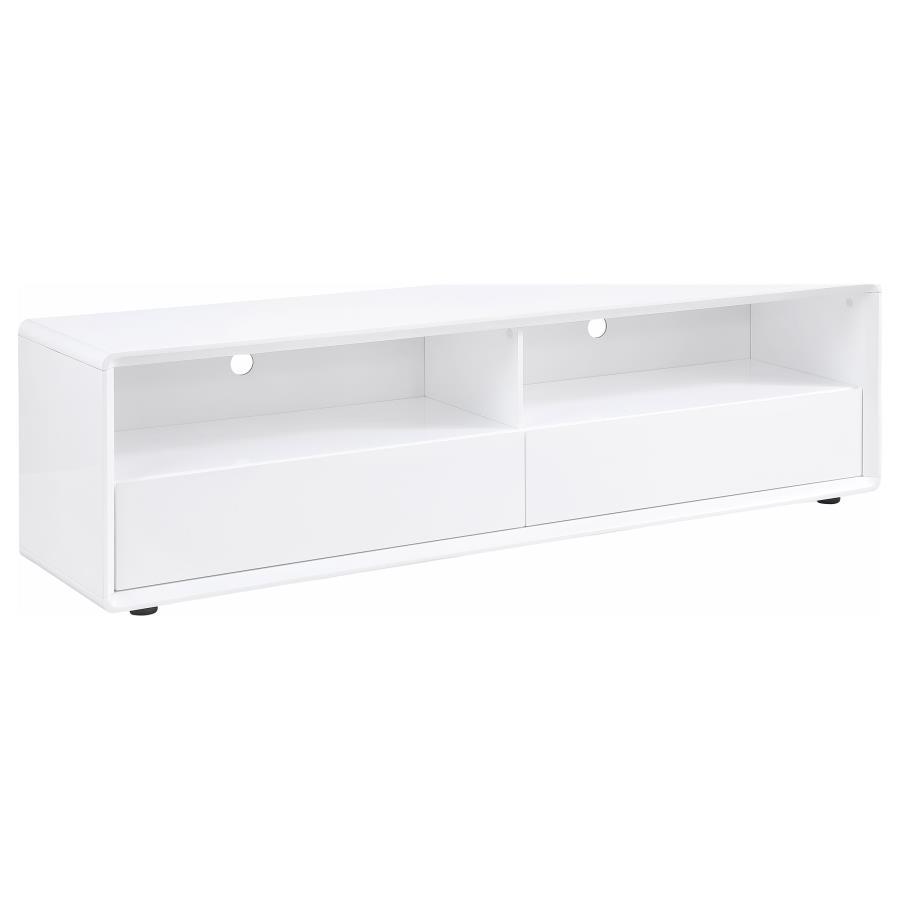 Ellice - TV Stand Media Console - White TV Stand modern furniture Contempo Furniture
