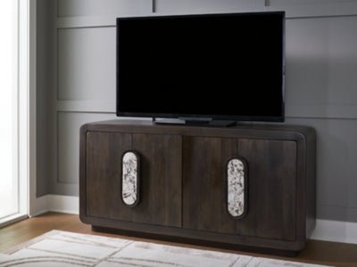Elliston Accent Cabinet - Dark Brown Accent Cabinet modern furniture Contempo Furniture