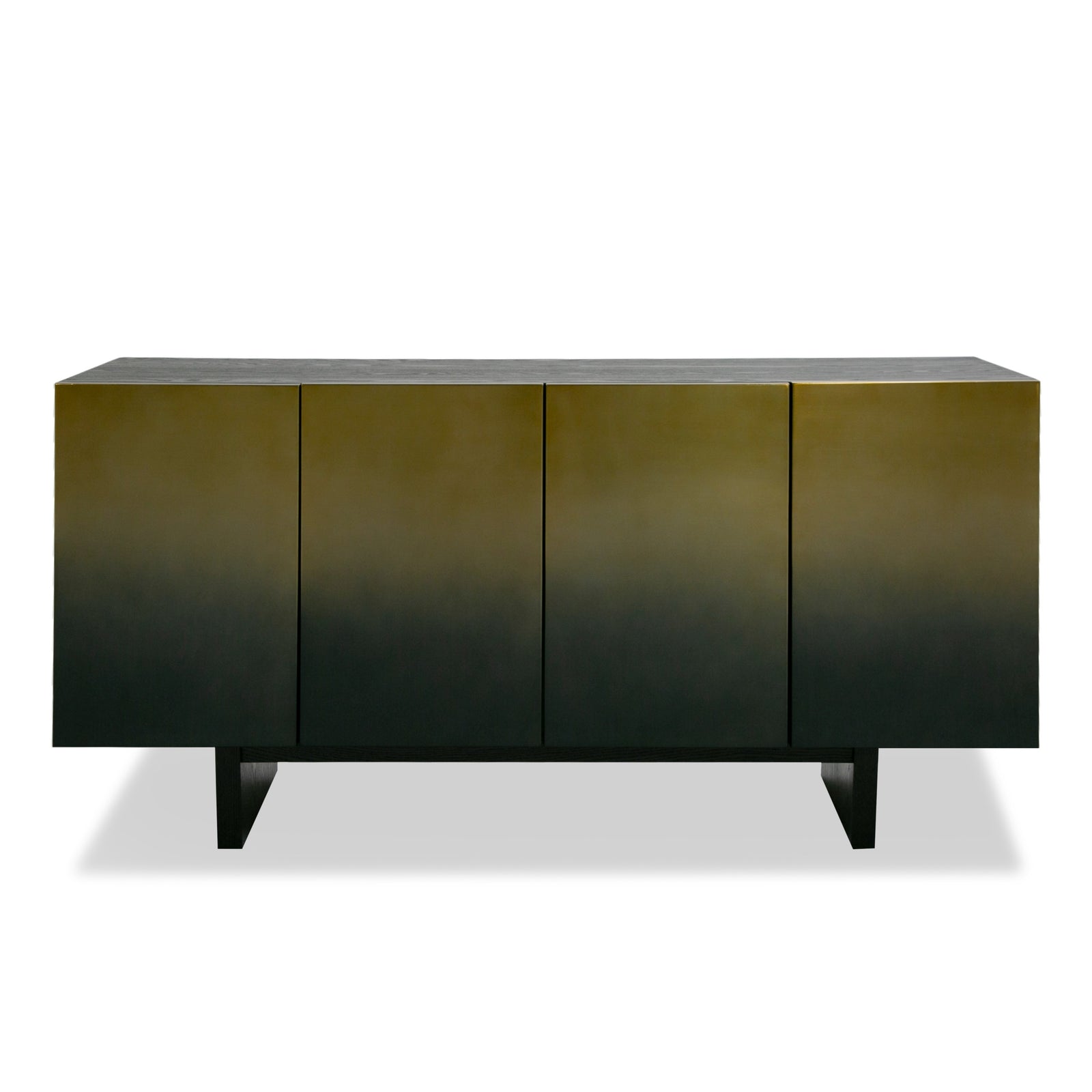 Elmira - Glam Black Ash  Gradient Stainless Steel Buffet