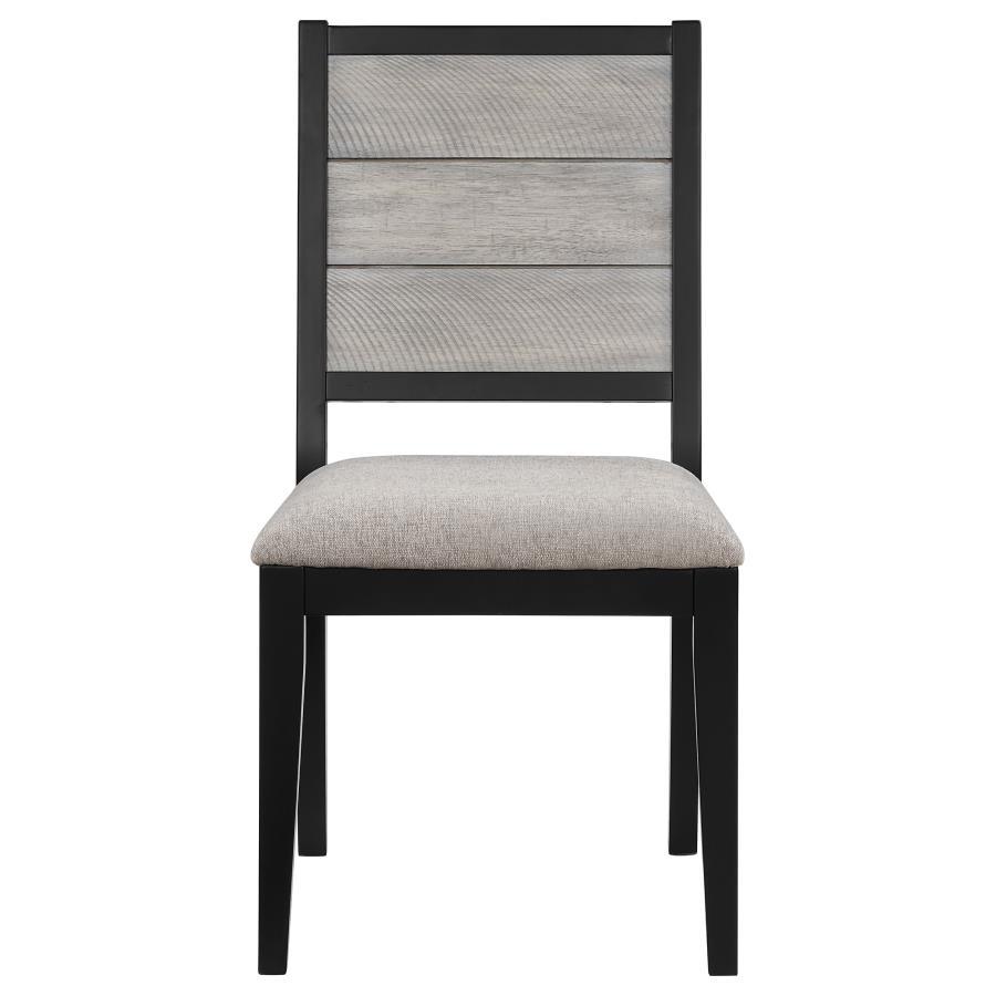 Elodie - 5 Piece Rectangular Extension Leaf Dining Set - Black 5 - Piece Dining Room Set modern furniture Contempo Furniture