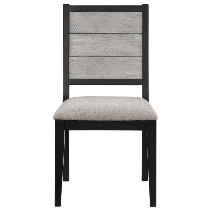 Elodie - 5 Piece Rectangular Extension Leaf Dining Set - Black 5 - Piece Dining Room Set modern furniture Contempo Furniture