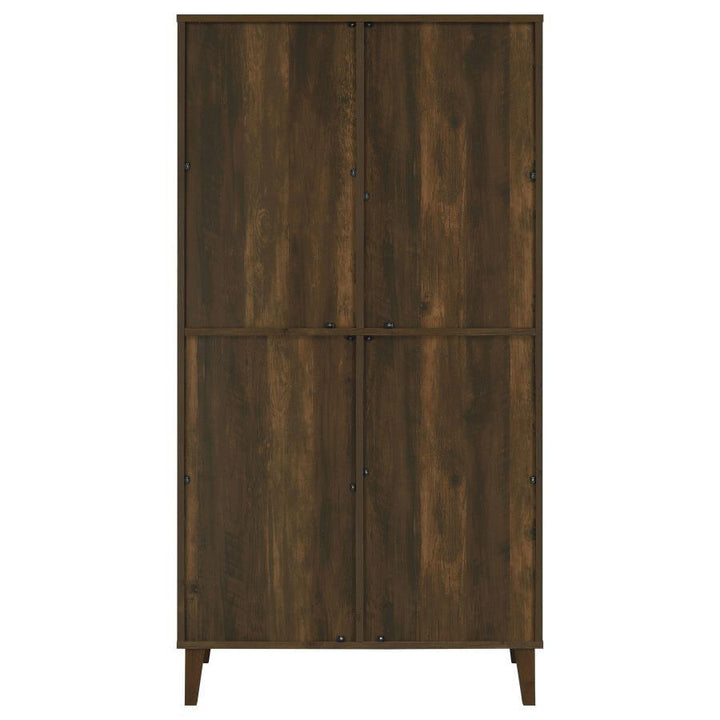 Elouise - 4 Door Engineered Wood Tall Accent Cabinet - Dark Pine Accent Cabinet modern furniture Contempo Furniture