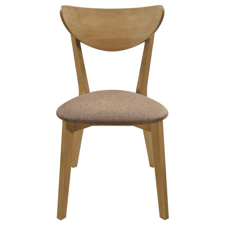 Elowen - Wood Dining Side Chair (Set of 2) - Light Walnut Chair Set modern furniture Contempo Furniture