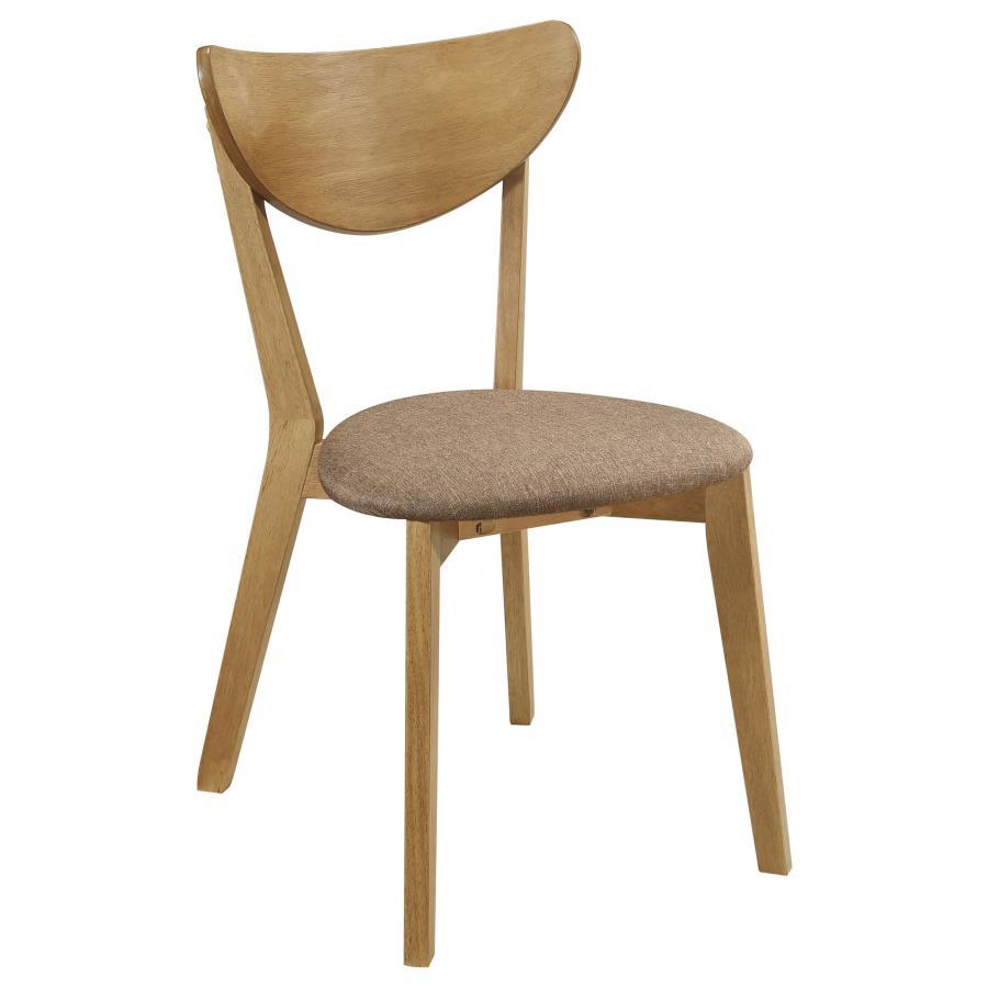 Elowen - Wood Dining Side Chair (Set of 2) - Light Walnut Chair Set modern furniture Contempo Furniture