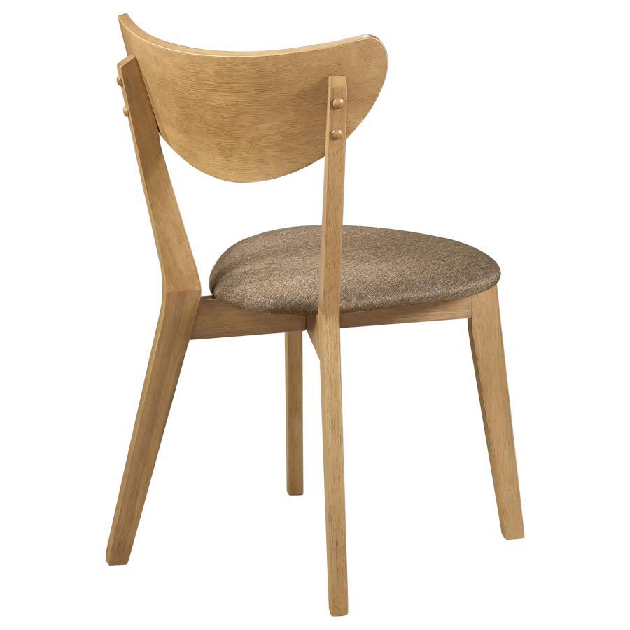 Elowen - Wood Dining Side Chair (Set of 2) - Light Walnut Chair Set modern furniture Contempo Furniture