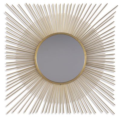 Elspeth Accent Mirror - Gold | Ashley Furniture