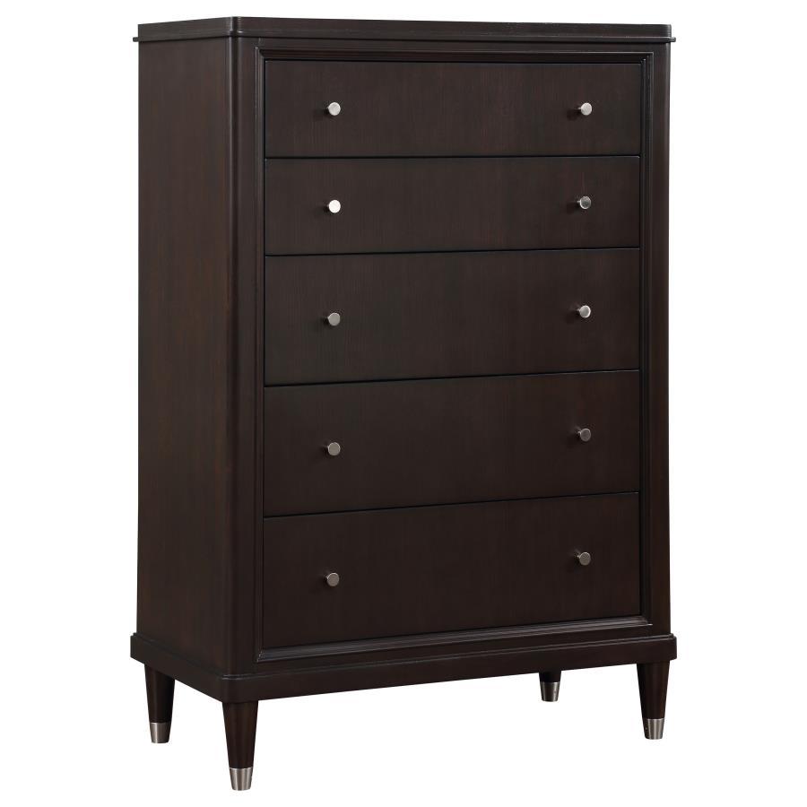 Emberlyn - 5 - Drawer Bedroom Chest - Brown Accent Chest modern furniture Contempo Furniture