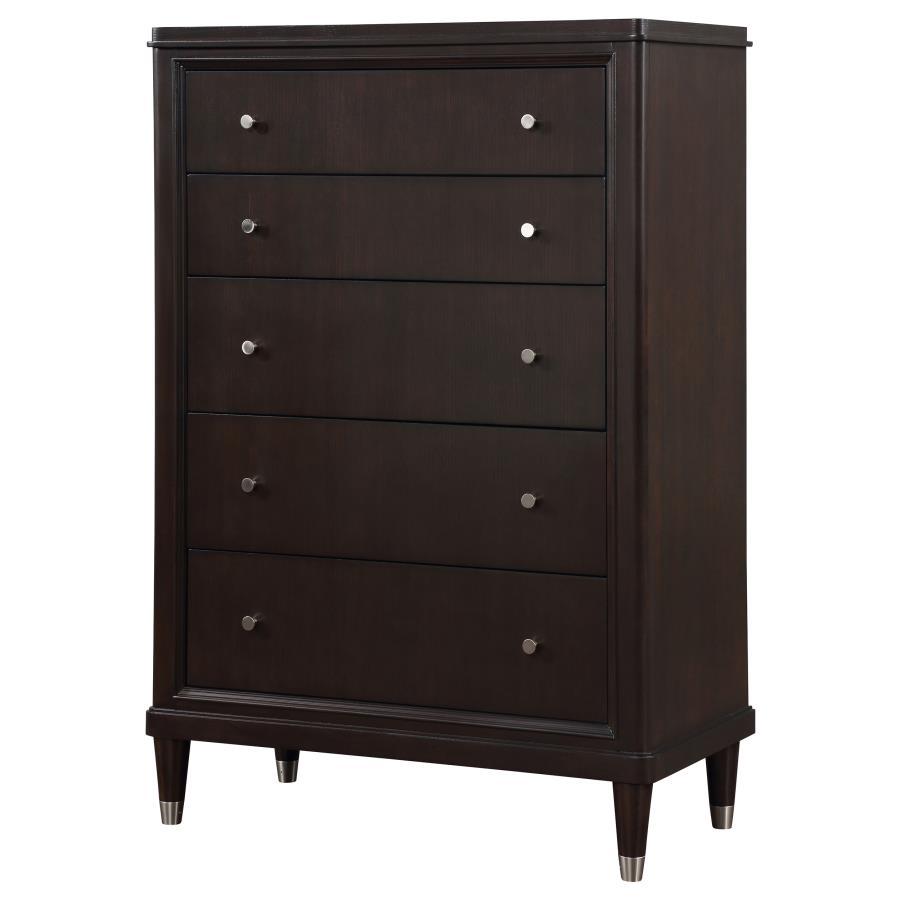 Emberlyn - 5 - Drawer Bedroom Chest - Brown Accent Chest modern furniture Contempo Furniture