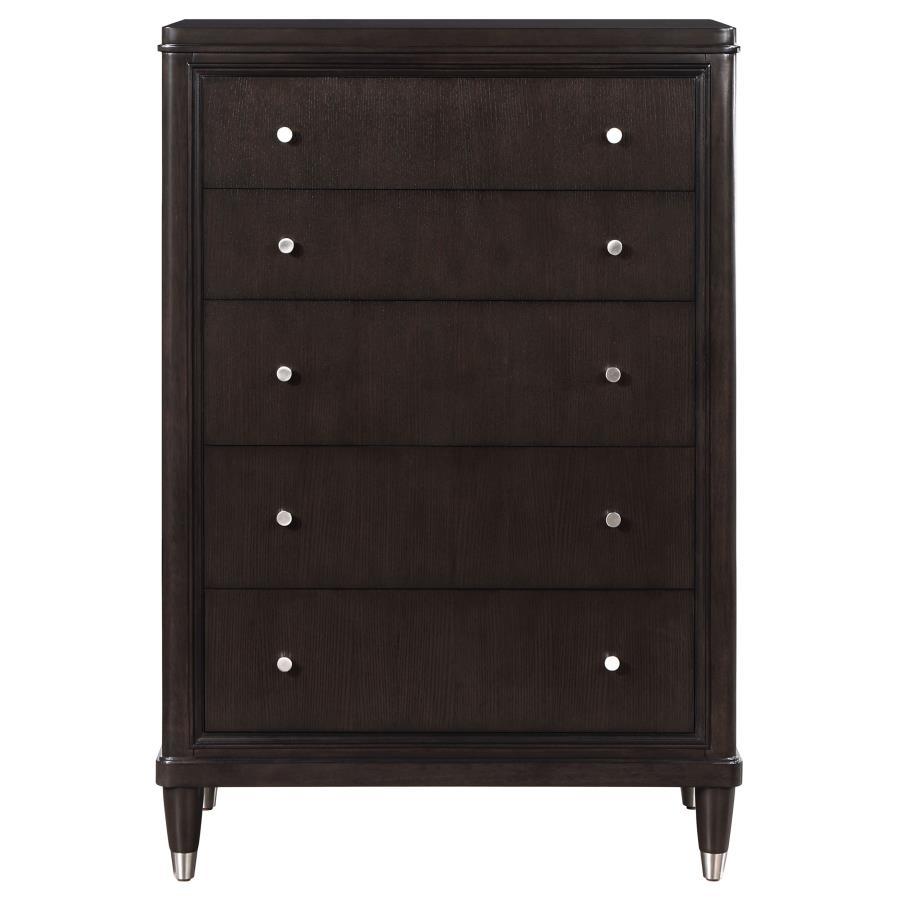 Emberlyn - 5 - Drawer Bedroom Chest - Brown Accent Chest modern furniture Contempo Furniture