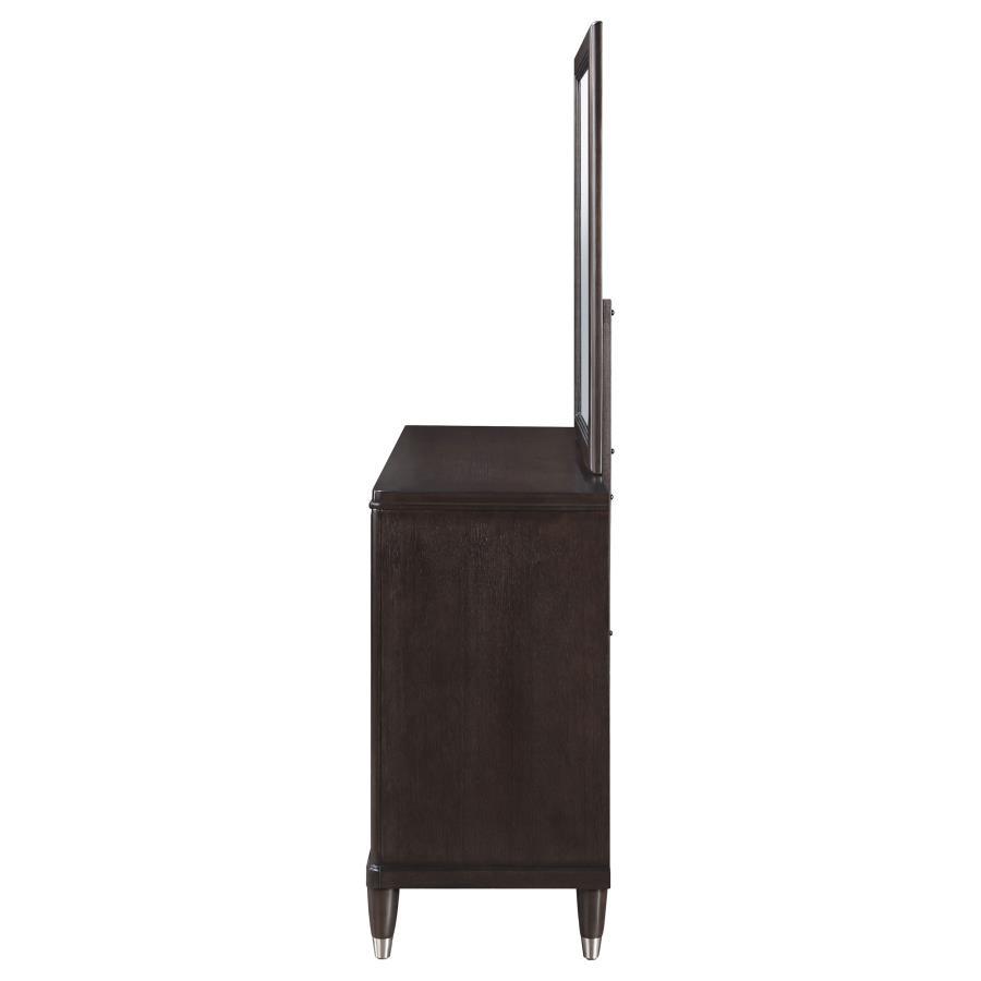 Emberlyn - 6 - Drawer Dresser With Mirror - Brown Dresser & Mirror modern furniture Contempo Furniture