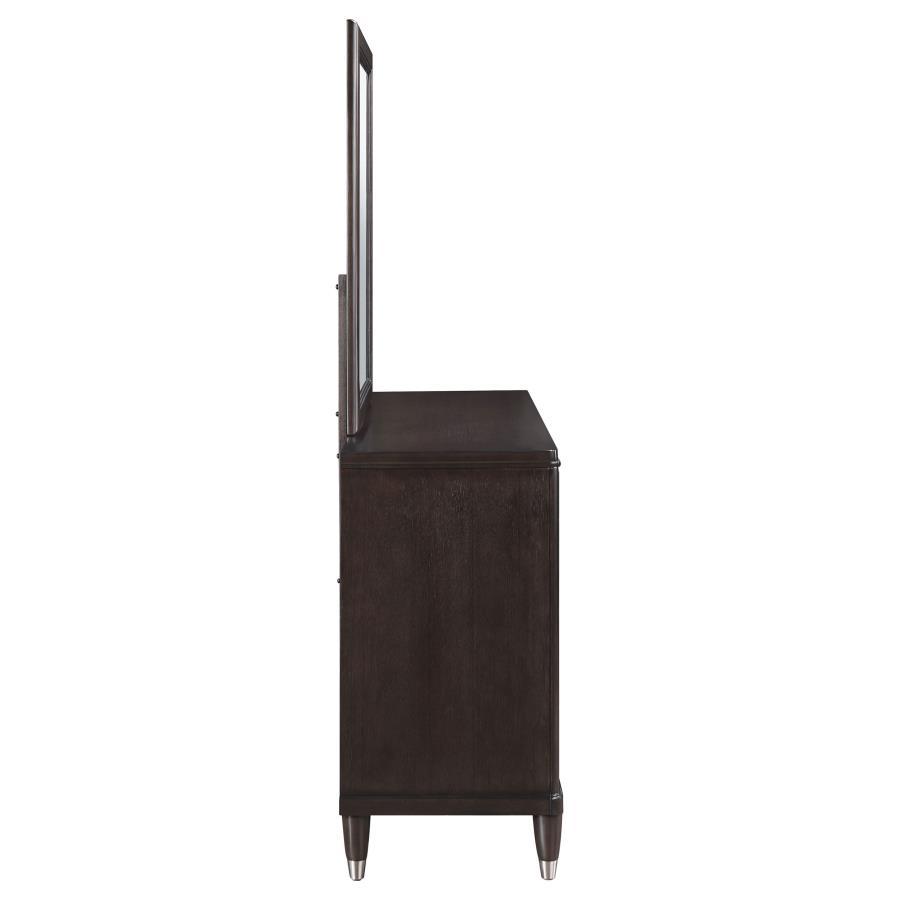 Emberlyn - 6 - Drawer Dresser With Mirror - Brown Dresser & Mirror modern furniture Contempo Furniture