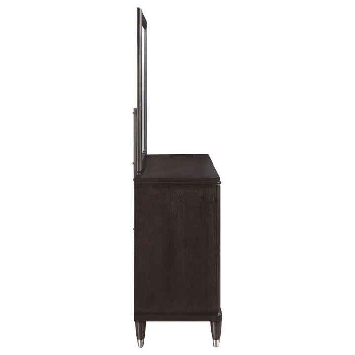 Emberlyn - 6 - Drawer Dresser With Mirror - Brown Dresser &amp; Mirror modern furniture Contempo Furniture