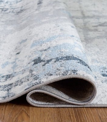 Emertonly 8' x 10' Washable Rug - Light Blue Washable Rug modern furniture Contempo Furniture