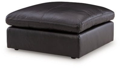 Emilia Oversized Accent Ottoman - Black | Ashley Furniture