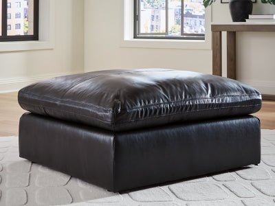Emilia Oversized Accent Ottoman - Black Accent Ottoman modern furniture Contempo Furniture