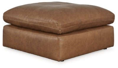 Emilia Oversized Accent Ottoman - Light Brown | Ashley Furniture