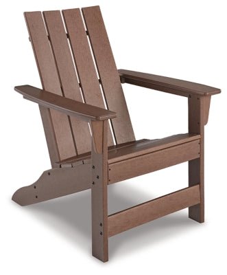 Emmeline Adirondack Chair - Dark Brown | Ashley Furniture