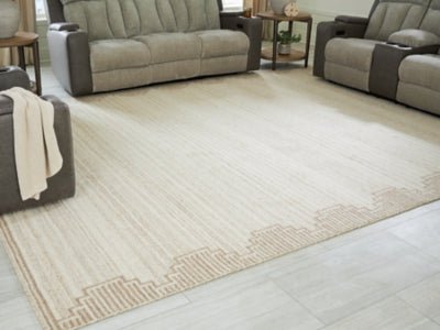 Emorymore Extra Large Rug - Beige Area Rug modern furniture Contempo Furniture