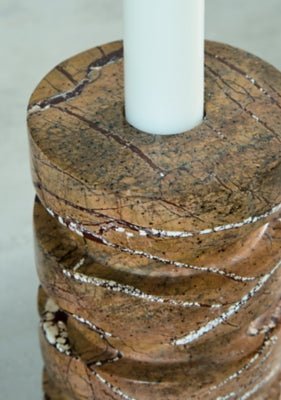 Emsleyfield Candle Holder Set (Set of 2) - Light Brown Candle &amp; Holder modern furniture Contempo Furniture