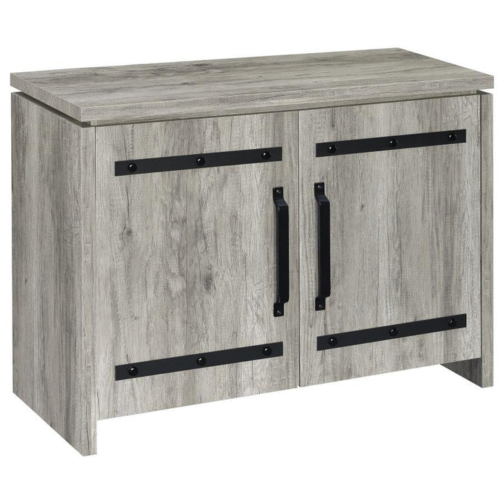 Enoch - 2 Door Engineered Wood Accent Cabinet - Gray Driftwood Accent Cabinet modern furniture Contempo Furniture