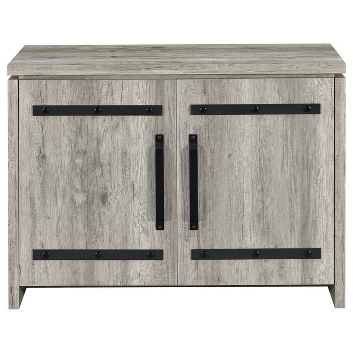 Enoch - 2 Door Engineered Wood Accent Cabinet - Gray Driftwood Accent Cabinet modern furniture Contempo Furniture