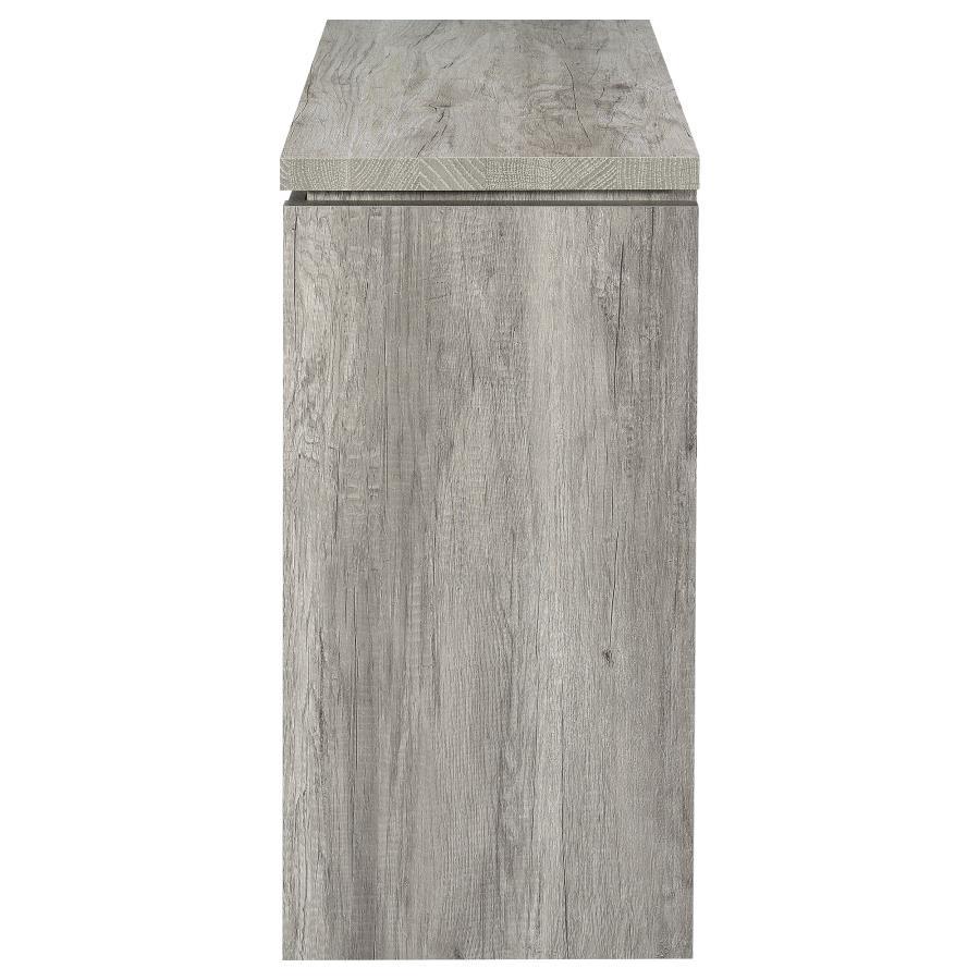 Enoch - 2 Door Engineered Wood Accent Cabinet - Gray Driftwood Accent Cabinet modern furniture Contempo Furniture